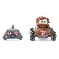 Coche Con Control Remoto Disney Store Tow Mater Con Monster Truck