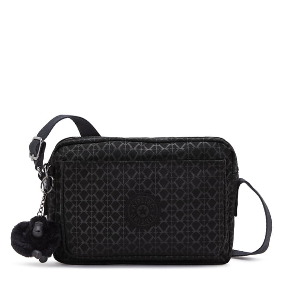 Bolsa cruzada Kipling Abanu Medium Prt2 para mujer, resistente al agua