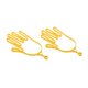 thumbnail image 3 of 2 Soportes Para Camilla De Guantes De Golf Para Mantenimiento En Exteriores., 3 of 5