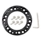 thumbnail image 4 of Almohadilla Espaciadora Del Adaptador Del Cubo Del Volante Del Coche de Aleación de Aluminio, con 6 Tornillos Accesorios Universales de Dirección Piez Negro, 4 of 5