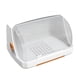 thumbnail image 5 of Estante Para Secar Botellas, Cuenco, Bandeja Para Secar Platos, Decorativa Con Tapa, Soporte Para Secador De Tazas, M, Blanco, 5 of 5