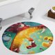 thumbnail image 5 of Alfombra Redonda Rayman Legends Felpa Coral 60cm, 5 of 6