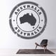 thumbnail image 2 of Decomural Australia Badge Map WS-17096, 2 of 2