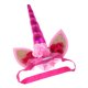 thumbnail image 4 of unicornio cuerno oreja diadema flor cosplay hairband para ni?os fiesta rosa, 4 of 5