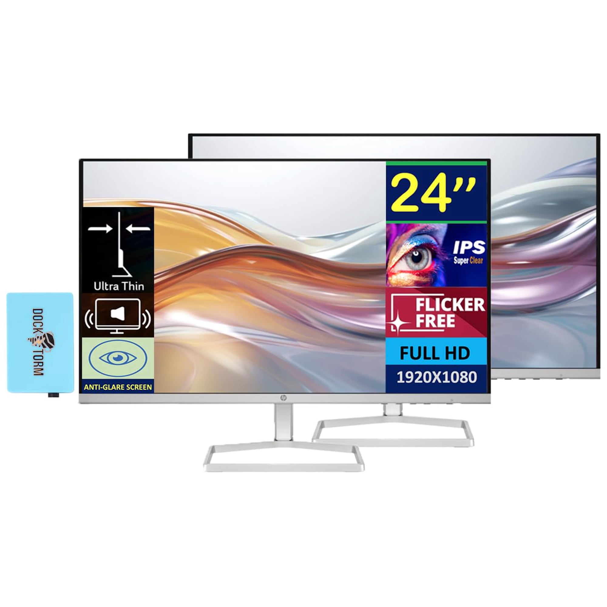 Monitor Hp Serie 5 524sa, 24 Pulgadas, Fhd, Ips, 100 Hz, Con Altavoces