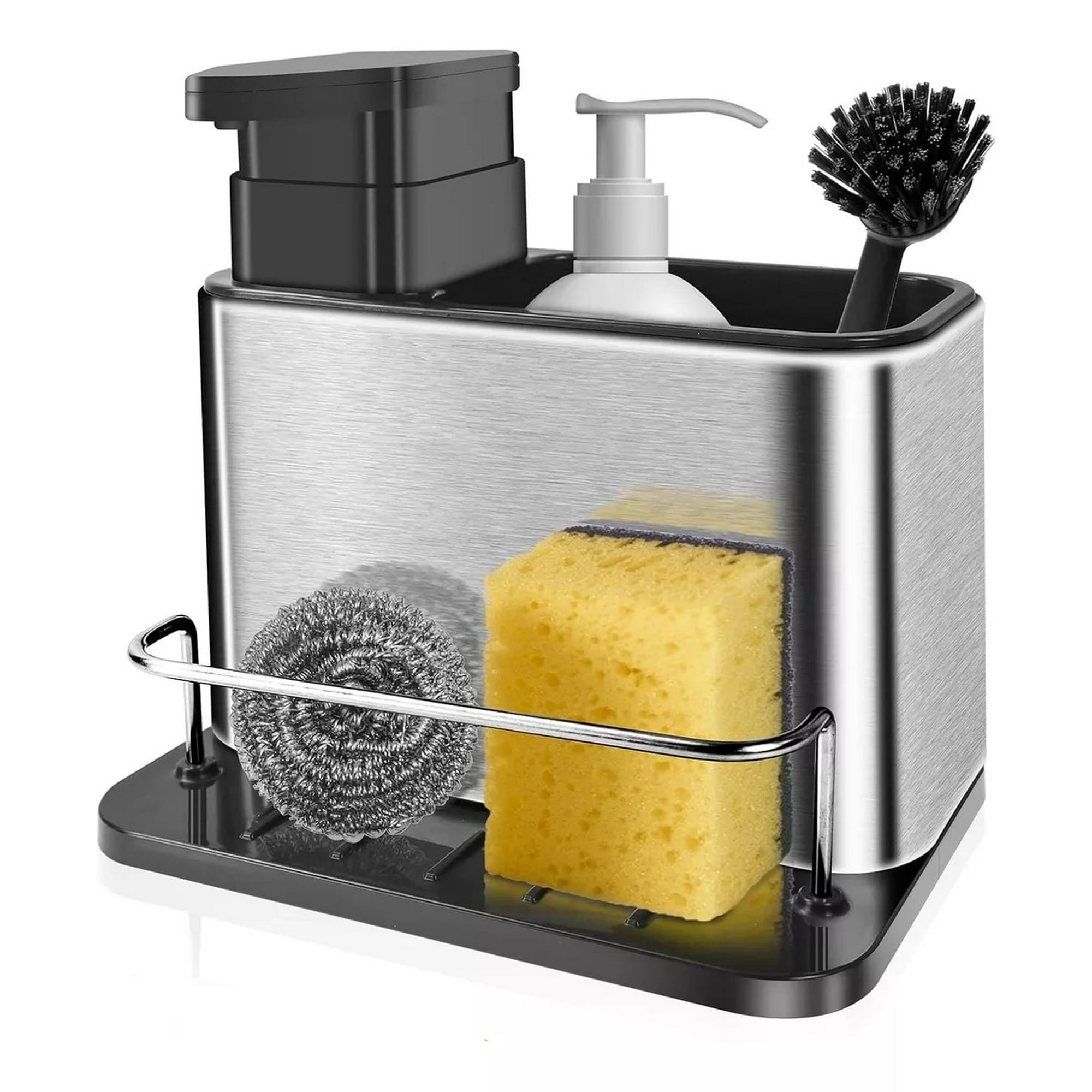 Genérico - Dispensador Jabón Lavalozas Porta Esponja Organizador Cocina