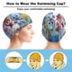 thumbnail image 3 of Miniforce Gorro de Natación de Licra, Gorro de Baño de Tela Cómoda, Gorro Elástico Antideslizante para Hombres, Mujeres y Niños, 3 of 6