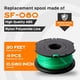 thumbnail image 3 of SF-080 SF-080-BKP para Black and Decker GH3000 GH3000R LST540,SF080 Reemplazo de Recortadora de Cuerda Autoalimentación Carrete Línea Única 20ft 0.080" con 90583594 Cubiertas de Tapa Piezas Paquete, 3 of 5