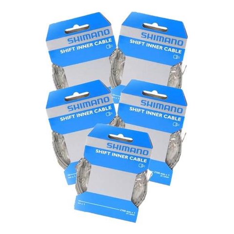 Pack 5 Cables Piolas Cambio Shimano 1.2 X 2100Mm