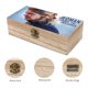 thumbnail image 3 of Una Mujer Bajo la Influencia Caja Organizadora de Madera Rústica - Caja Decorativa Multifuncional para Escritorio, Hogar, Oficina, Joyas y Manualidades, 3 of 6