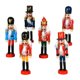 thumbnail image 4 of 6 Figuras De Cascanueces De Madera Para Colgar En Navidad Con Capa Azul, 4 of 5