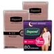 thumbnail image 2 of Ropa interior para incontinencia Depend Night Defense para mujer, talla M, 80 unidades, 2 of 8