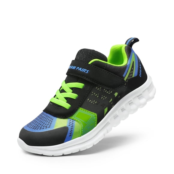 Zapatillas DREAM PAIRS 12 para niño pequeño Negro/Real/Verde