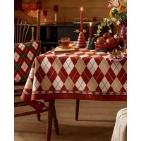 Teng Fei - Juego Mantel Más 6 Fundas De Sillas Navideño 140X220