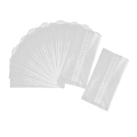 Magideal - 50 Bolsas Solubles En Agua Para Pesca, Herramientas De Malla Para Pesca, Bolsas De Repuesto Para Señuelos, De Pva De Rápida Disolución Y Fusión Rápida 10X5 Cm