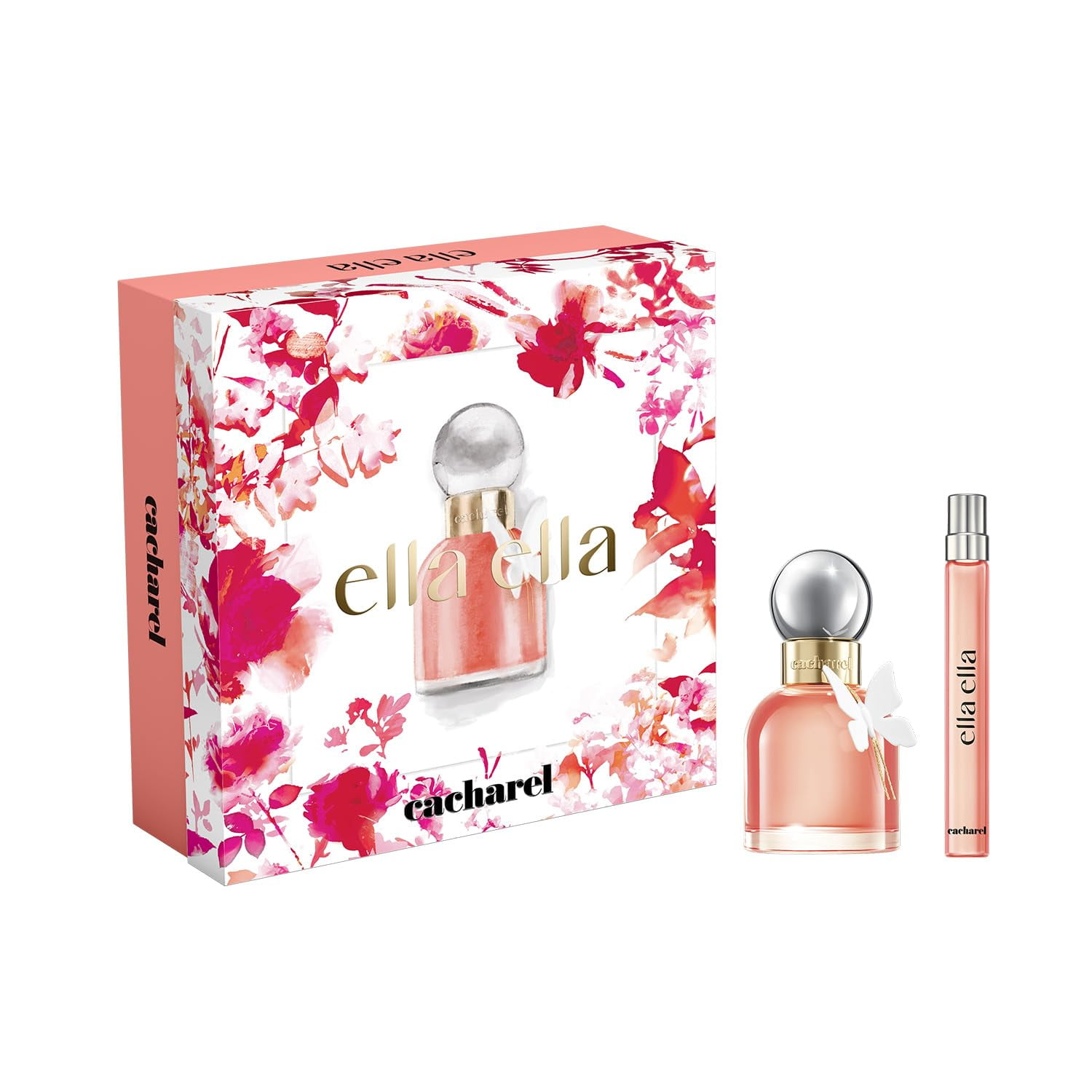 Set De Regalo De Fragancia Cacharel Ella Ella Para Mujer 50 Ml + 10 Ml