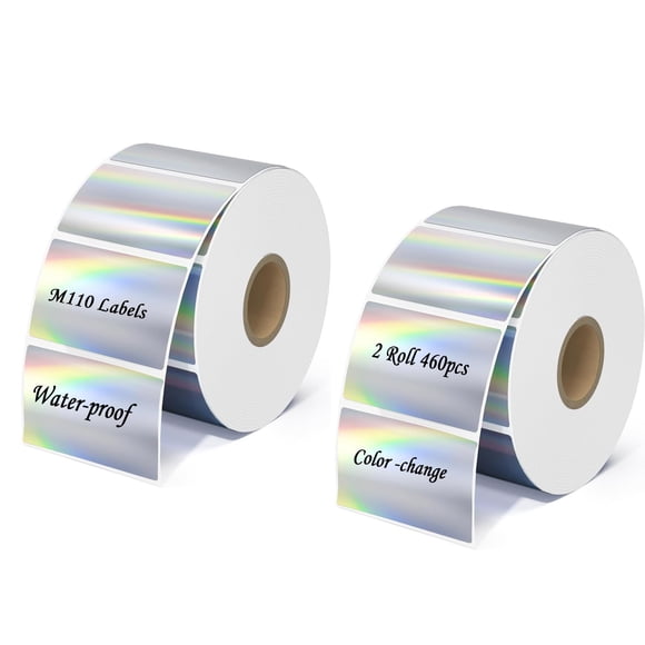 Etiquetas térmicas JUWAIre 460 uds 40 × 30 mm holográficas