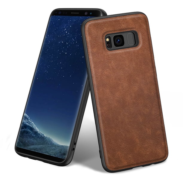 For Samsung Galaxy S8 Plus S8 Retro, Anti-fingerprint, Drop-proof Phone Case Leather Case