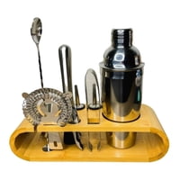 Genérico - Set Cocteleria Barman Coctelera Profesional 10 Piezas Bar