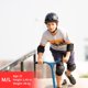 thumbnail image 2 of Almohadillas de skate SKATEWIZ Smash para niños de 8 a 14 años, talla M/L, color negro, 2 of 7