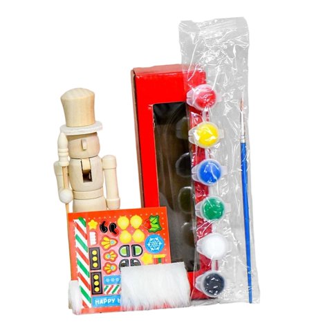 Bothyi - Cascanueces Sin Terminar Para Decoración Infantil, Figura En Blanco Para Armar, 18 Cm