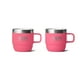 thumbnail image 1 of Taza YETI Rambler apilable de acero inoxidable de 180 ml, paquete de 2 unidades, color rosa, 1 of 3
