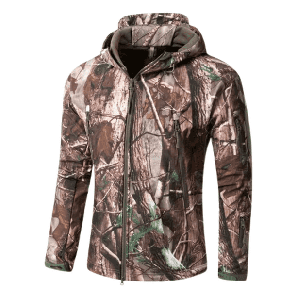 Chaqueta Softshell Tactica Militar Con Capucha Impermeable