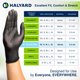 thumbnail image 5 of Guantes de examen de nitrilo HALYARD Black-fire sin polvo, talla XL, 5 of 8