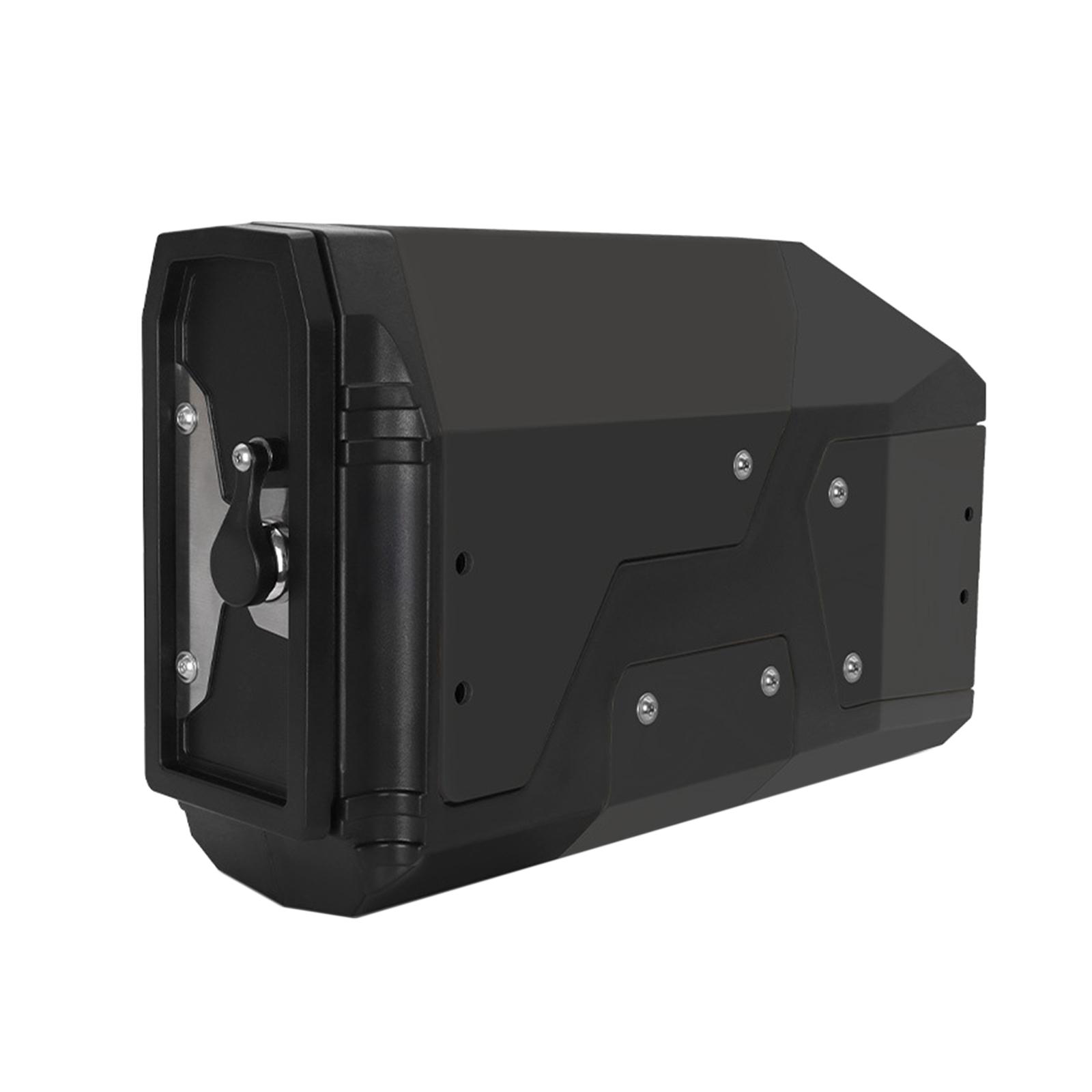 Ioensy - Caja De Herramientas Para Motocicleta, Caja Lateral Para Bmw R1200Gs Adv 2004-2019 R1250Gs Adv, Color Negro