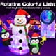 thumbnail image 2 of Muñeco de nieve inflable navideño Danxilu con pingüinos de 180 cm con LED, 2 of 2