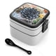thumbnail image 1 of Plantas Suculentas Fiambrera de Doble Capa, Contenedor de Almuerzo Portátil Apilable, Almacenamiento de Alimentos Hermético a Prueba de Fugas, 1000ml, 1 of 6