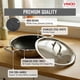 thumbnail image 4 of Kadai Vinod Nutri-Tech Triply Antiadherente para Cocina India 20 cm, 4 of 7