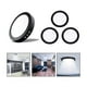 thumbnail image 1 of 3 Foco Plafon Sobrepuesto Redondo 18w Luz Fria Borde Negro, 1 of 3
