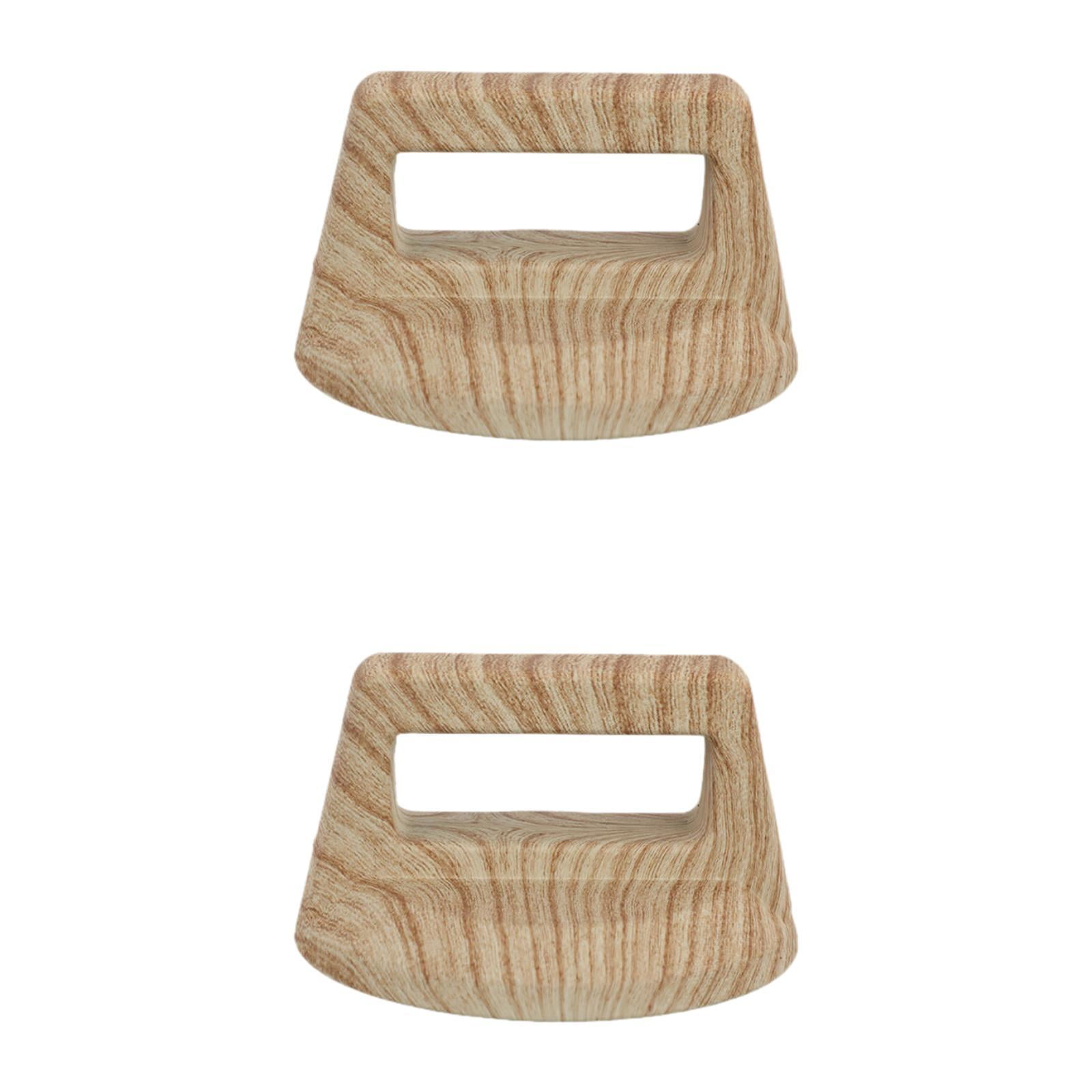 Manijas De Tapa De Olla Bothyi Madera De Goma Alta Densidad