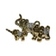 thumbnail image 2 of Set decorativo elefantes elegancia protección dorado oscuro, 2 of 3