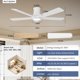 thumbnail image 2 of Ventilador de techo Autoday 132 cm blanco con control remoto y luz, 2 of 8