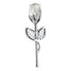 thumbnail image 3 of Rosa De Cristal, Regalo De Flores, Regalo De Boda, Navidad, Romántico, Para Mujer, Su Abuela, Plata, Blanco, 3 of 5