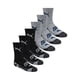 thumbnail image 1 of Pack de 6 calcetines PUMA Cut Crew para niños, gris/azul marino, 7-8.5 US, 1 of 4