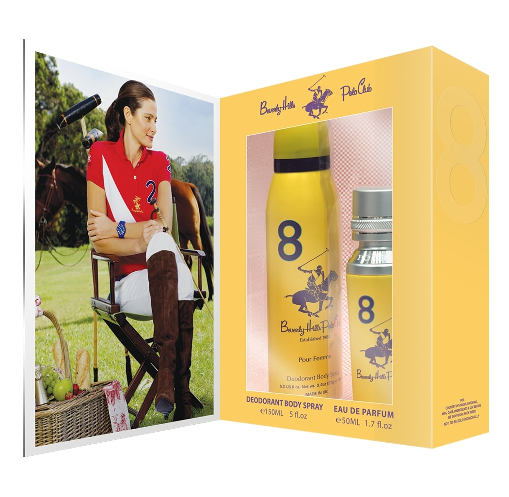 Beverly Hills Polo Club - Set Polo Beverly Hills Women Eight Edp 50 Ml + Deo