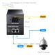 thumbnail image 3 of Inyector PoE Cudy POE300 60 W Gigabit Ultra PoE+ 60 W 53 V, 3 of 8