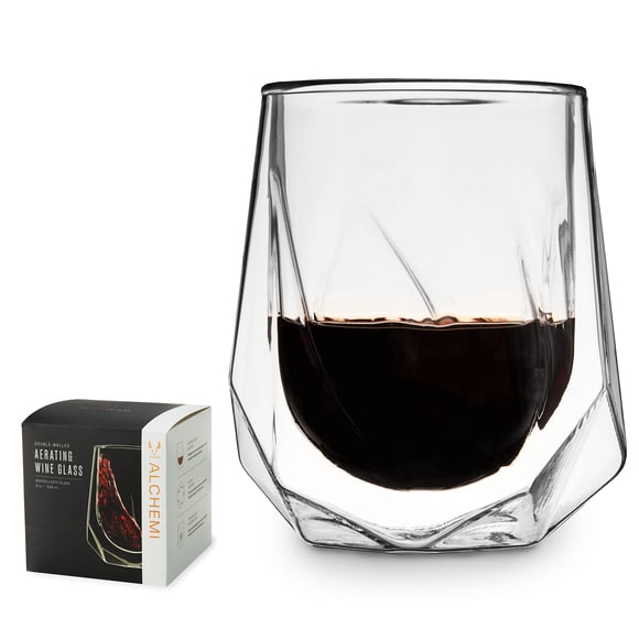 Copa de Vino Viski Alchemi 240 ml Doble Pared con Aeración