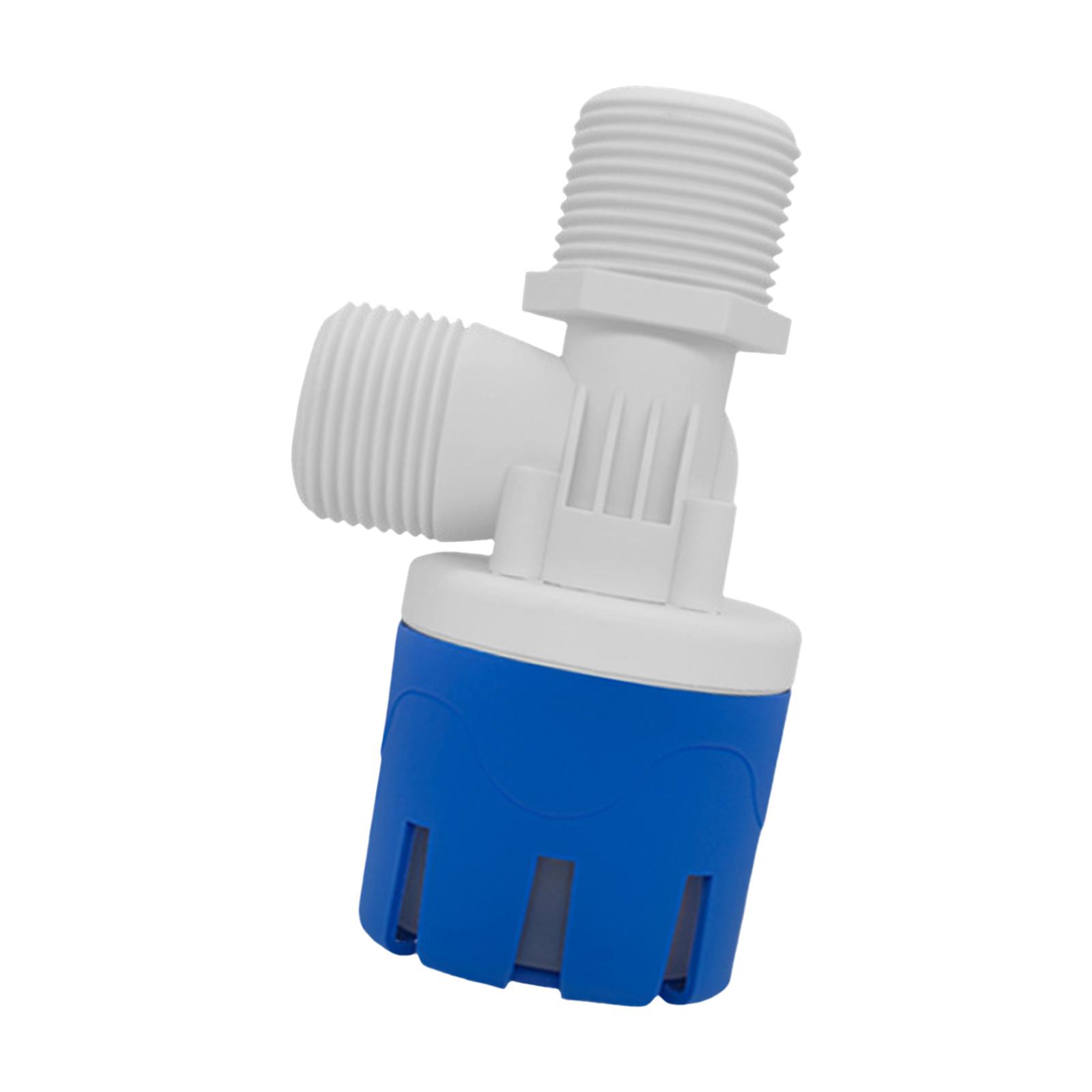 Magideal - Válvula De Flotador Automático Válvula De Agua Salida De Agua Grande Material Duradero Rosca Macho Control De Nivel De Agua Para Tanque De Agua Piezas Dn25 Entrada Superior A