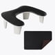 thumbnail image 4 of Almohada Para Uñas Almohada Para Manicura Multiusos Modelado En U Reposabrazos De Manicura Suave Portátil Negro, 4 of 5