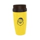 thumbnail image 3 of Taza Giratoria Sin Tapa Portátil Con Taza De Café Con Aislamiento De Paja De Acero Inoxidable Papá Noel Amarillo, 3 of 3