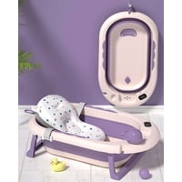 Imac Hogar - Bañera Plegable Con Accesorios Para Bebes Morado
