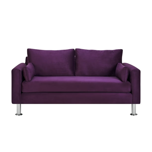 Sofa Sky 3c Felpa 12 Morado