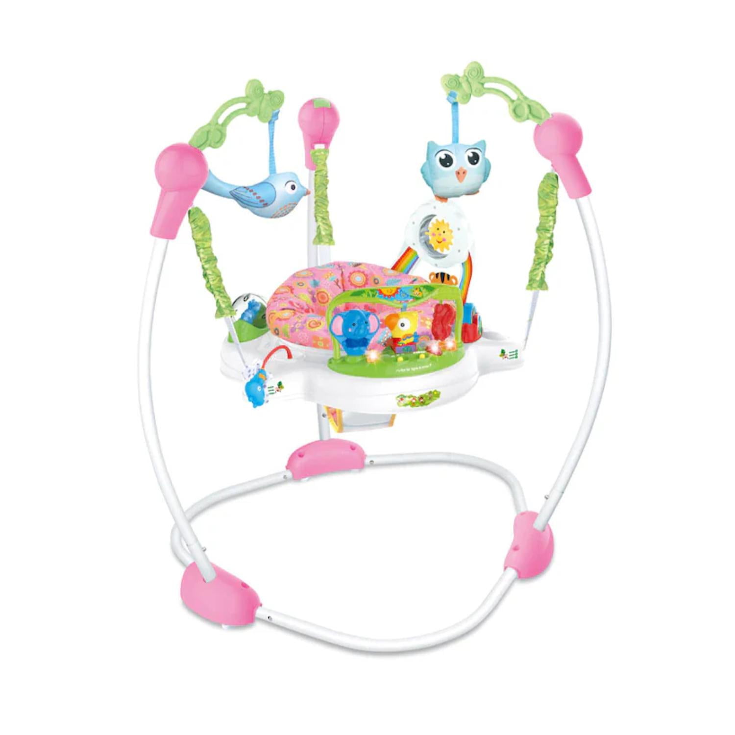 Total E-commerce - Juguete Arnes Saltarin Elastico Para Bebe Con Accesorios Rosa