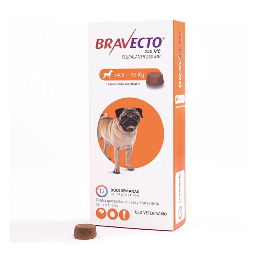 Bravecto Perro 4.5-10 Kg X 1 Comprimido