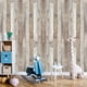 thumbnail image 5 of Papel Tapiz Adhesivo De Madera Natural Gris 44 X 200 Cm, 5 of 9