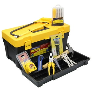 Caja Herramientas Kit Hogar Tramontina 19 Piezas Multicolor